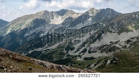 View To Rohace Mountain Group From Hiking Trail Between Ziarske Sedlo And Smrek Peak In Zapadne Tatr