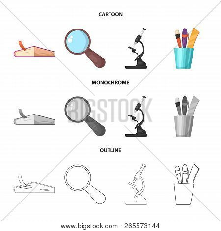 Vector Design Of Education And Learning Logo. Set Of Education And School Stock Symbol For Web.