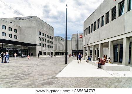 Wetzlar, Germany 17. June 2018:  Company Building Of Leica Camera Ag, Leitz Park, Wetzlar, Hesse, Ge