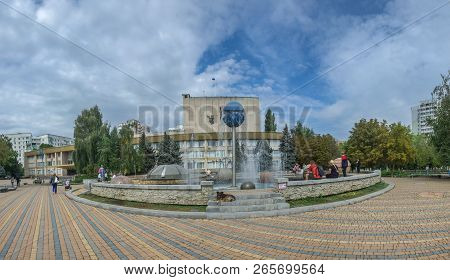 Fountain Parade Of Planets In Yuzhny City, Ukraine
