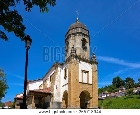 Lastres Colunga village in Asturias of Spain