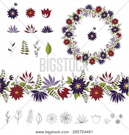 Objects Isolated On White Background.