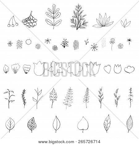 Objects Isolated On White Background.