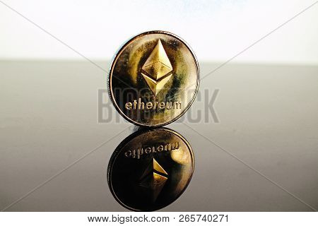 Etherum Cryptocurrency Crypto Money Coin Currency. Business.