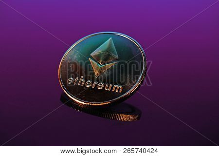 Etherum Cryptocurrency Crypto Money Coin Currency. Business.