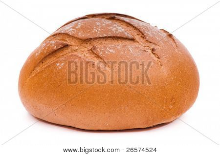 Vers brood van de tarwe. Geïsoleerd op witte achtergrond