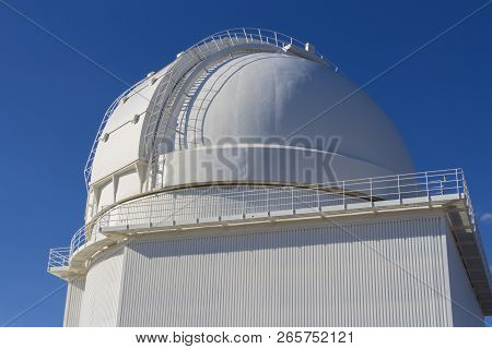 Astrological Observatory Front Dome, Spain, Andalusia, Almeria,calar Alto