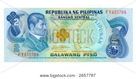 Piso 2 Bill delle Filippine