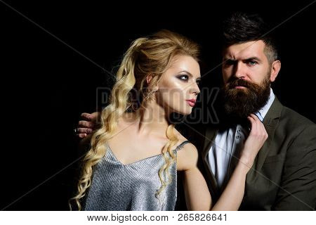 Your First Date. Couple Of Man And Woman Date On Valentines Day. Couple In Love. Happy Valentines Da