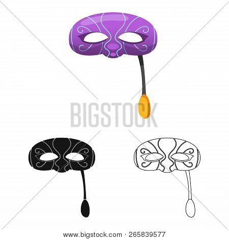 Vector Design Of Party And Birthday Icon. Set Of Party And Celebration Vector Icon For Stock.