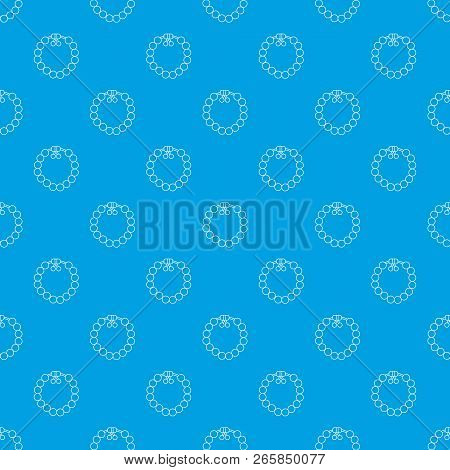 Charming Gemstone Bracelet Pattern Vector Seamless Blue Repeat For Any Use