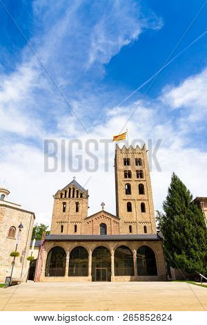 The Monastery Of Santa Maria De Ripoll (rebuilt 1886) Is A Benedictine Monastery In Ripoll, Cataloni