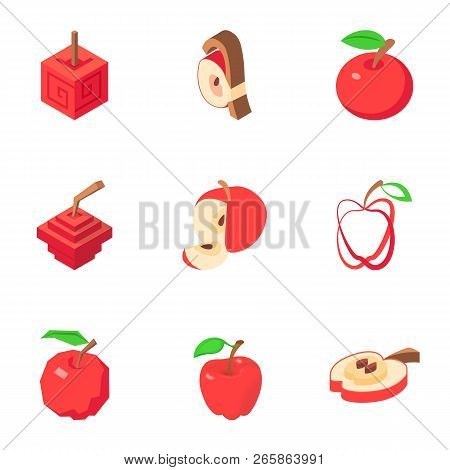 Ordnance Yard Icons Set. Isometric Set Of 9 Ordnance Yard Vector Icons For Web Isolated On White Bac