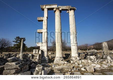 The Temple Of Aphrodite In Aphrodisias Turkey (aydin / Turkey)