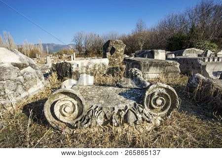 The Temple Of Aphrodite In Aphrodisias Turkey (aydin / Turkey)