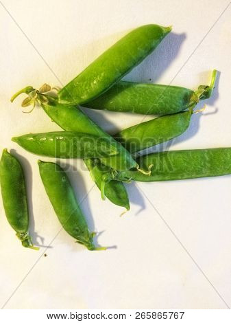 Green,fresh,healthy,vegetarian,summer Sugar Snaps For The Lunch Or Dinner