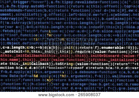 Cabo Verde Flag  Is Depicted On The Screen With The Program Code. The Concept Of Modern Technology A