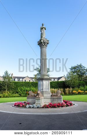 A Memorial Monument Of Duthie Park Opening By Princess Beatrice In 1883, Aberdeen, Scotland