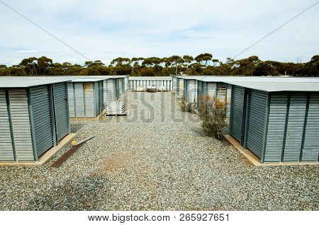 Mining Rock Core Yard In The Outback