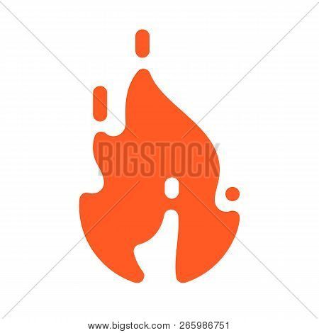 Fire Flames With Sparks, New Orange Icon