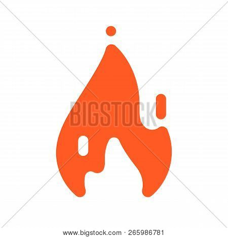 Fire Flames With Sparks, New Orange Icon