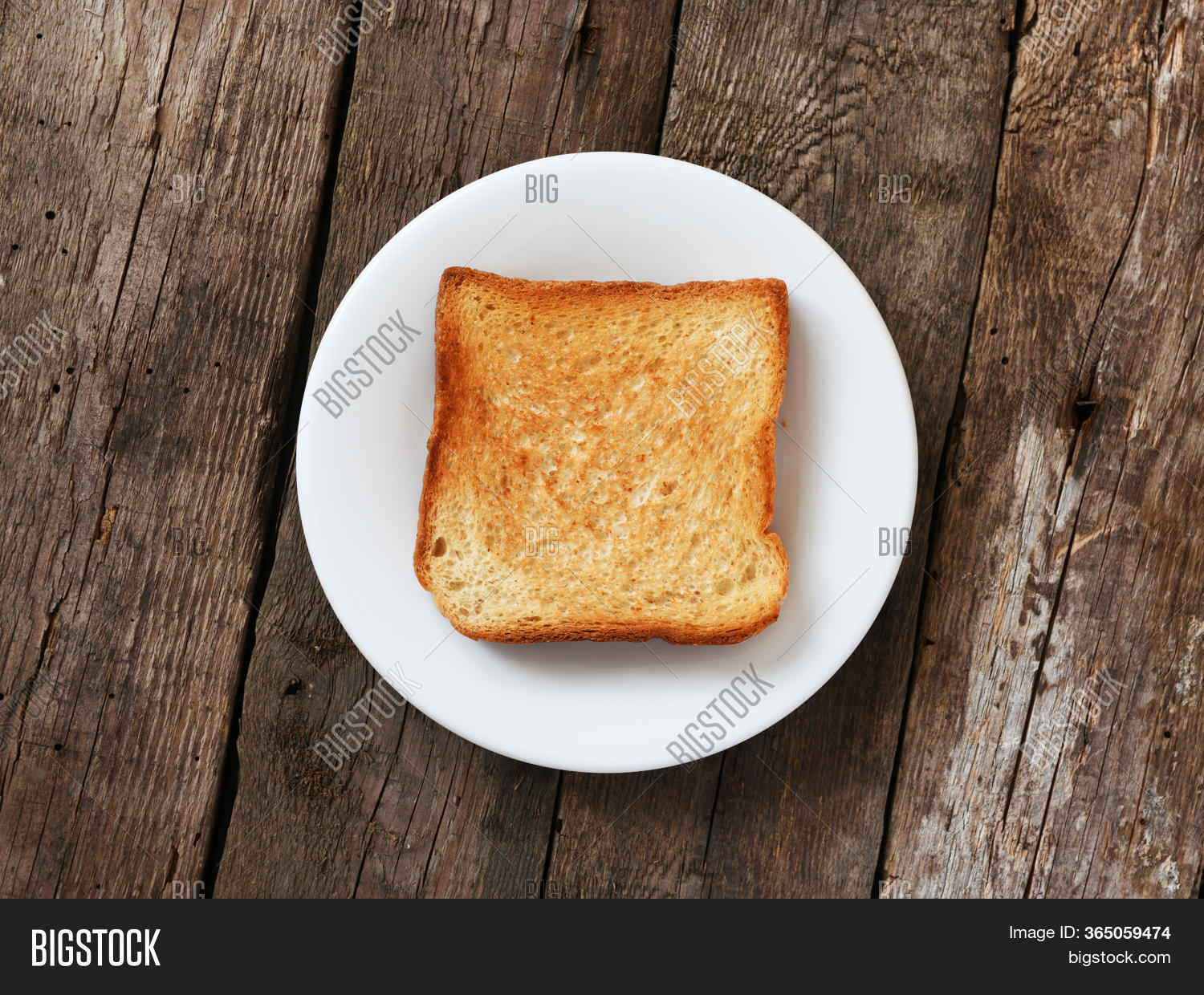 Toasted Toast On Plate Image & Photo (Free Trial) | Bigstock