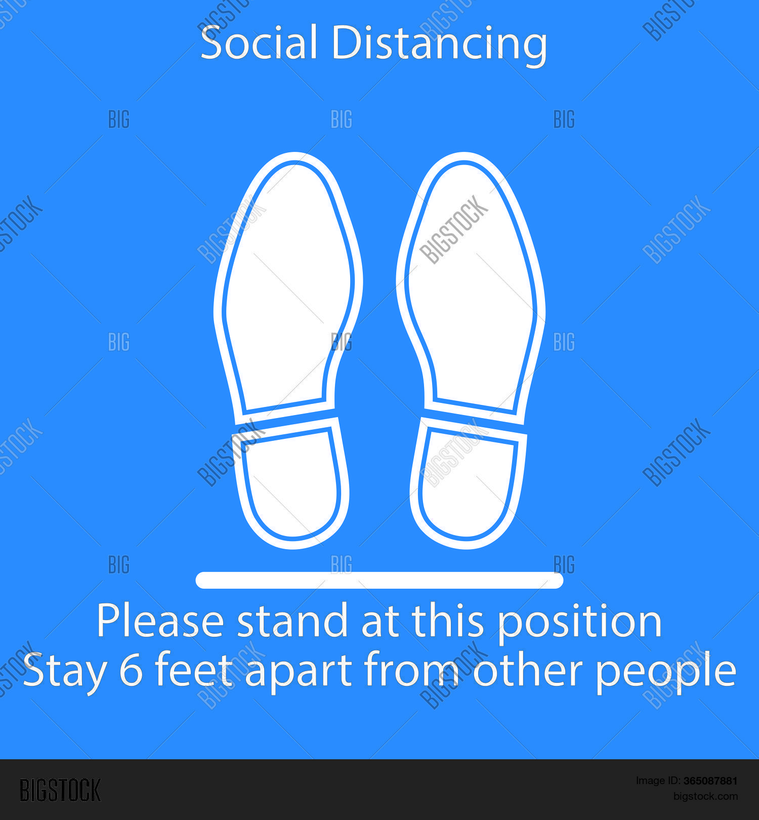 Foot Symbol Marking Vector & Photo (Free Trial) | Bigstock