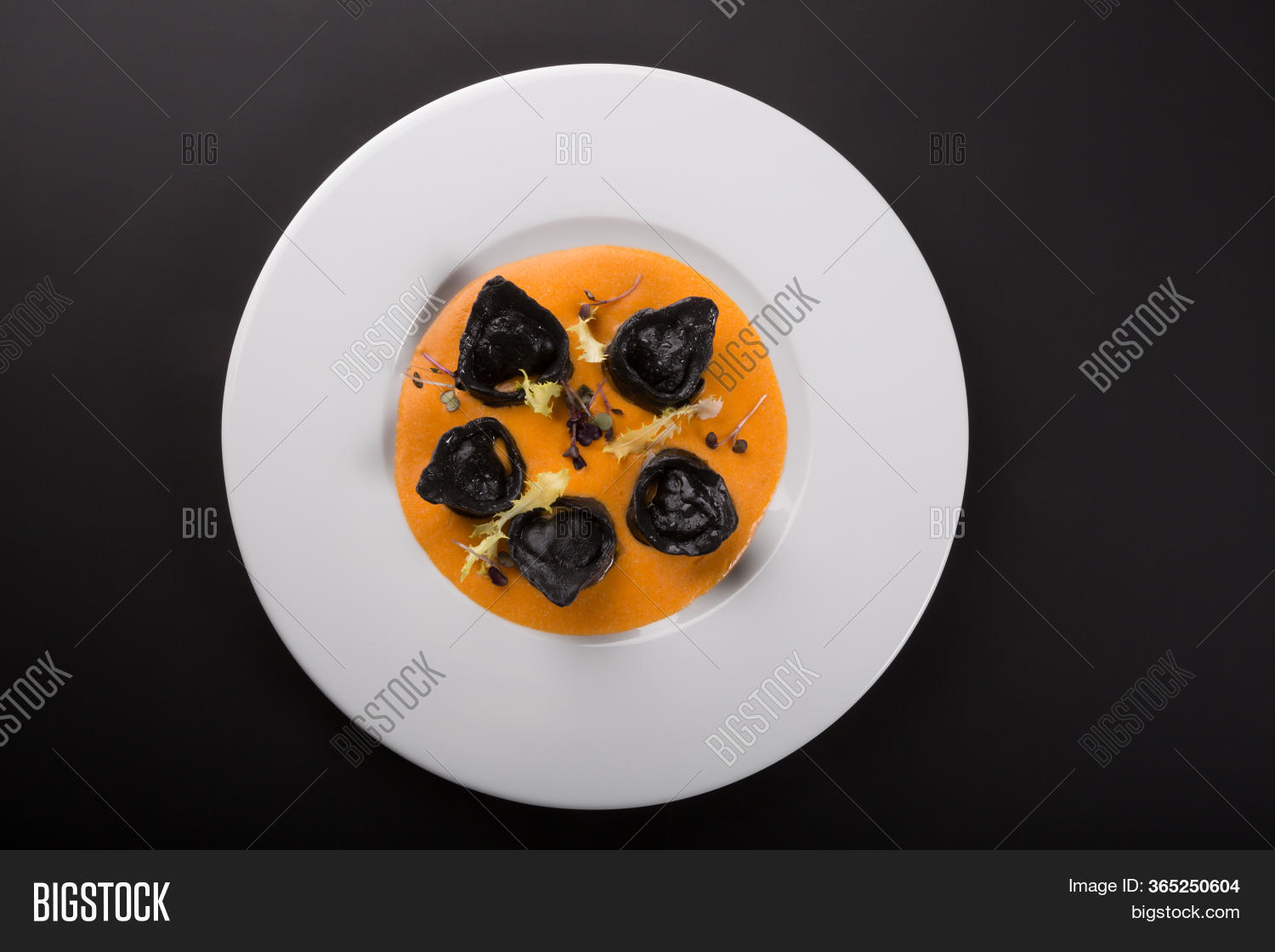 Black Ravioli Pasta Image & Photo (Free Trial) | Bigstock