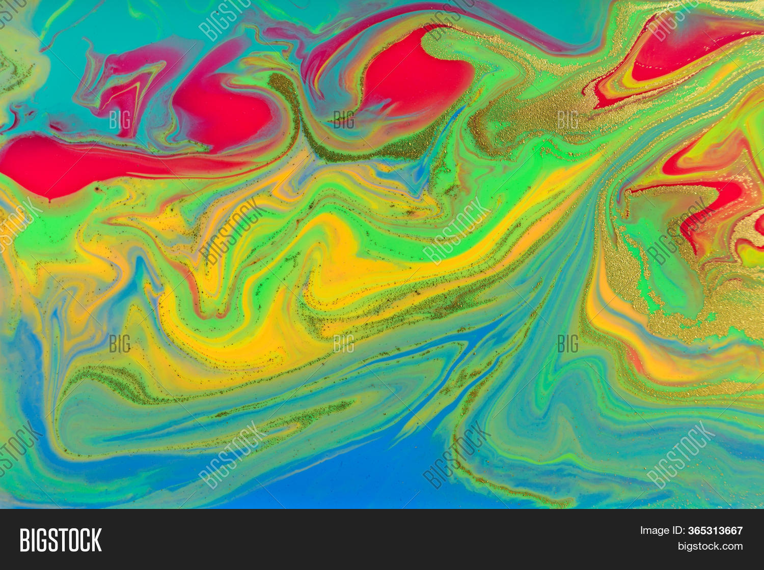 Neon Colored Marble Image & Photo (Free Trial) Bigstock