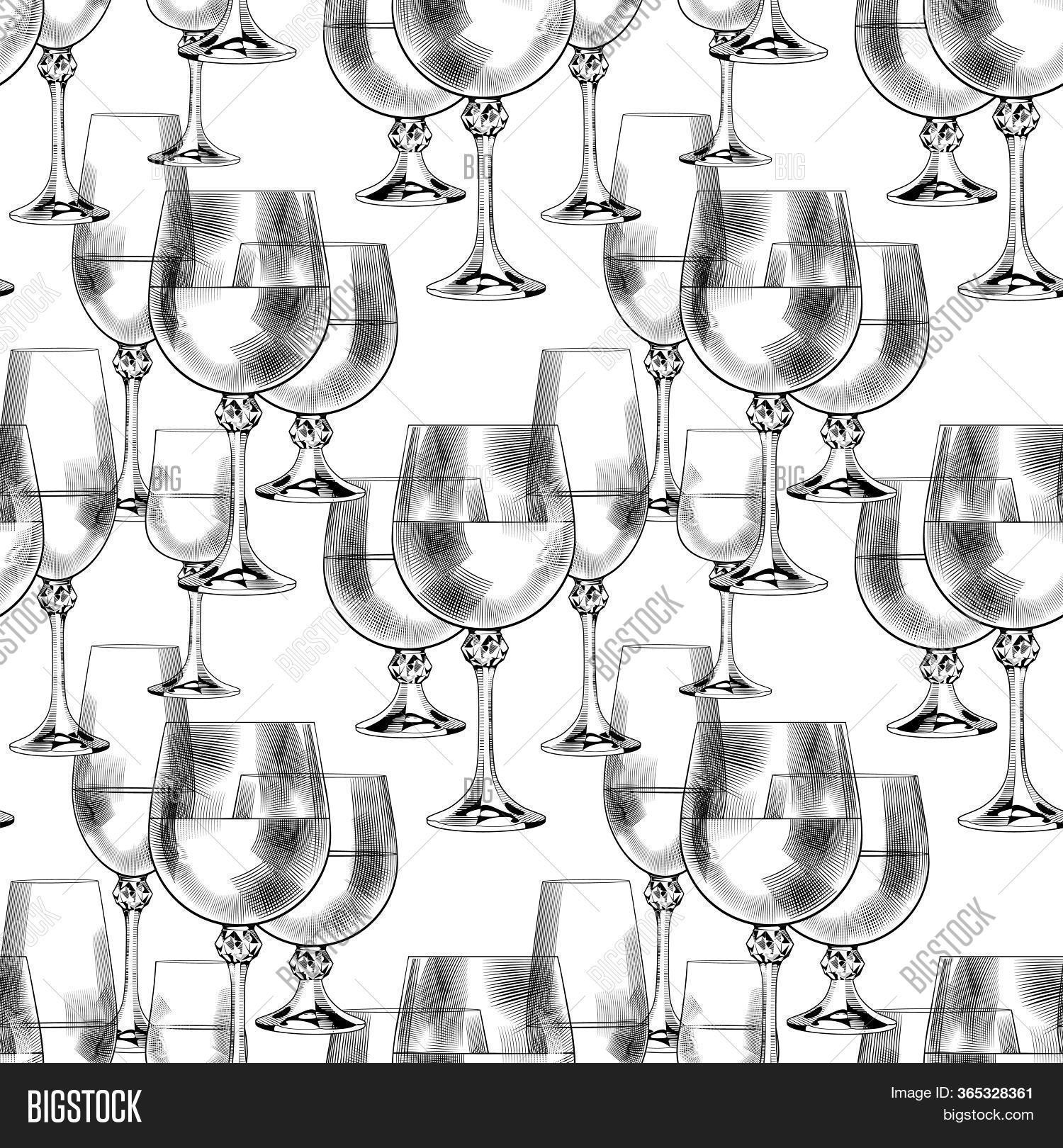 Wine Glasses Black Image & Photo (Free Trial) | Bigstock