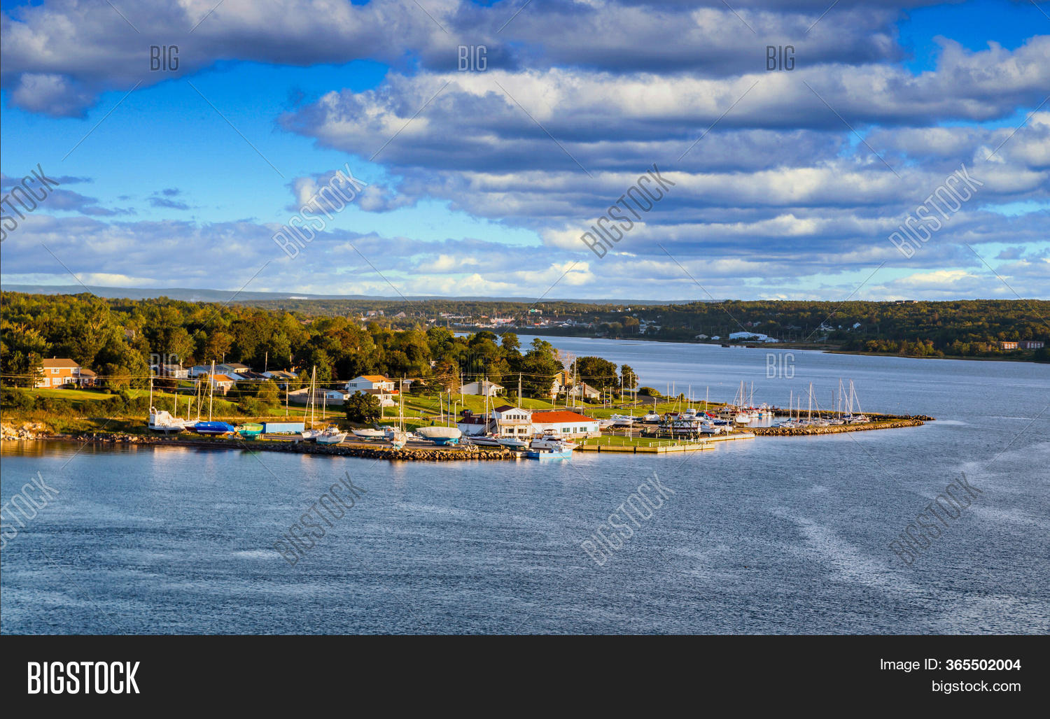 Homes Boats Along Image & Photo (Free Trial) Bigstock