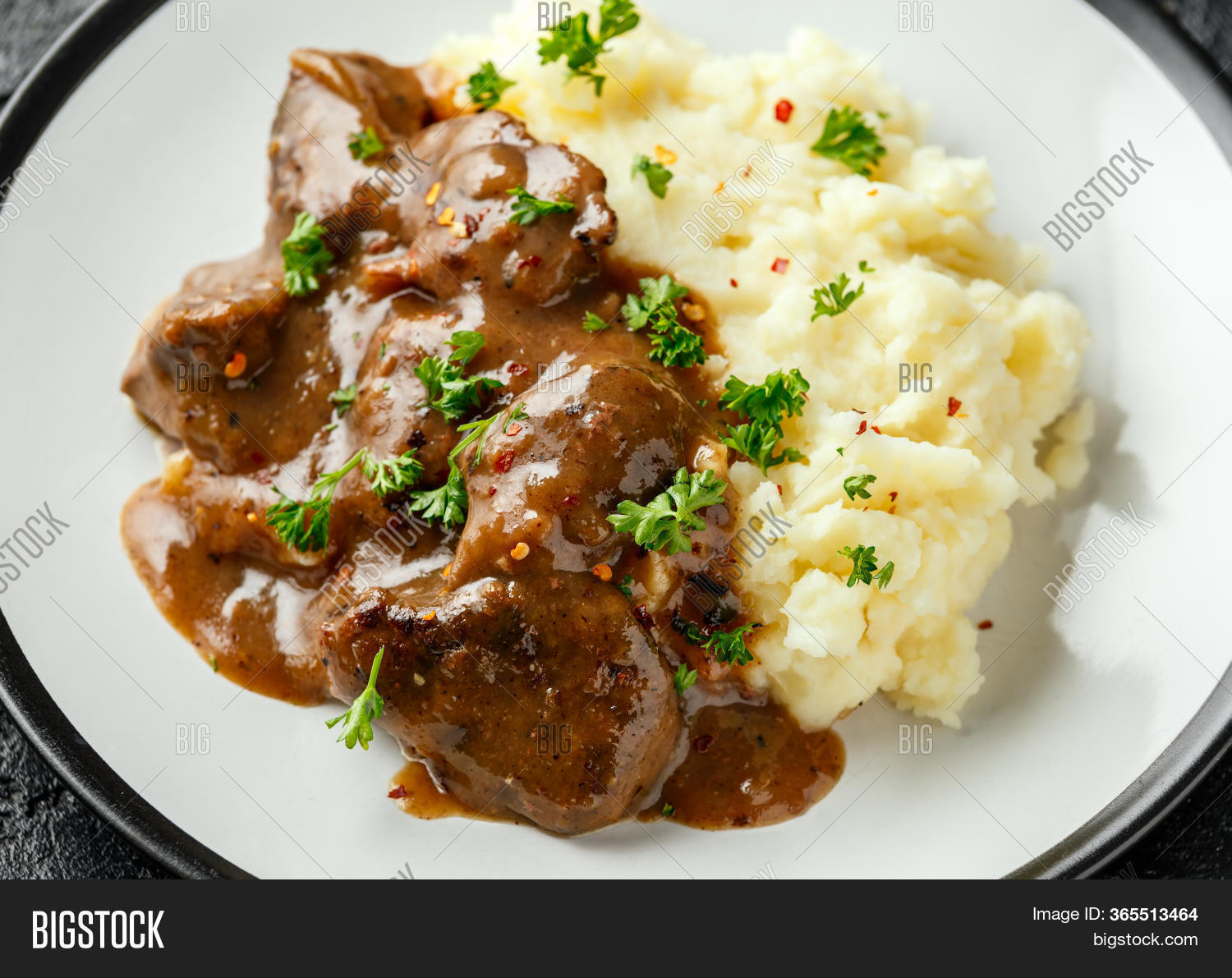 Fried Liver Gravy Image & Photo (Free Trial) Bigstock