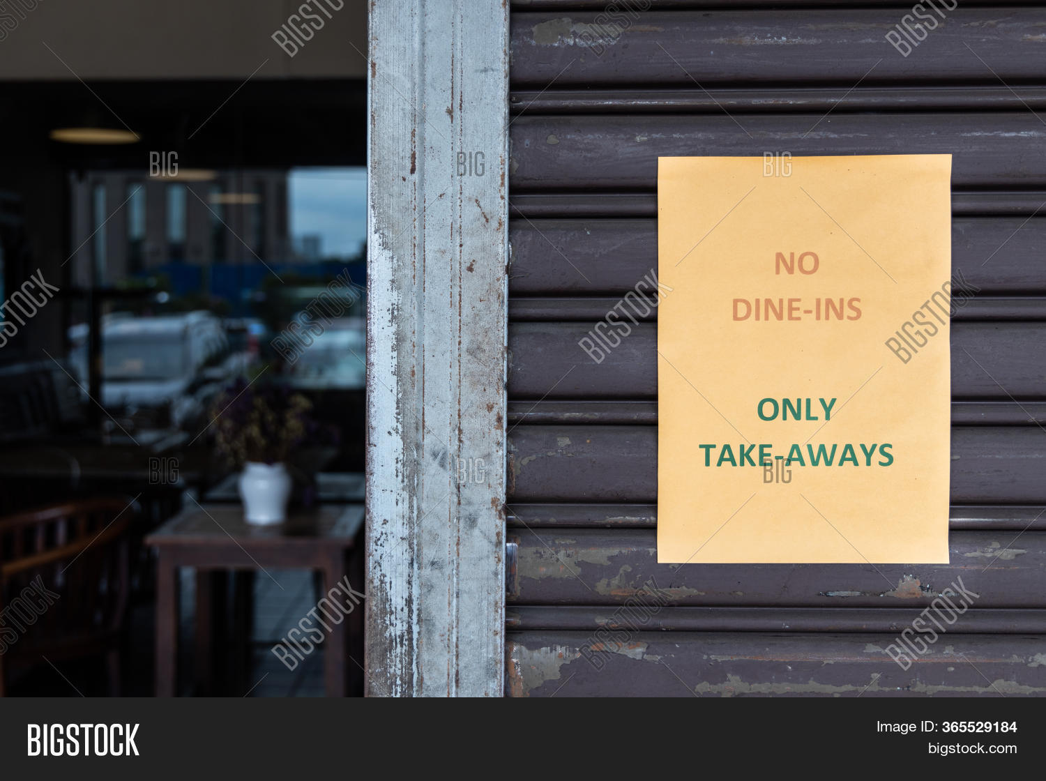 No Dine , Only Take Image & Photo (Free Trial) Bigstock