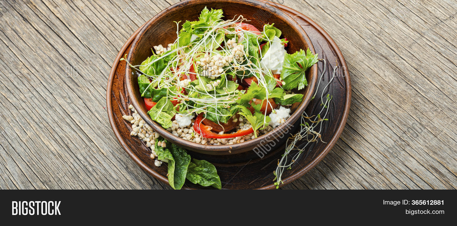 Fresh Salad Plate Image & Photo (Free Trial) Bigstock