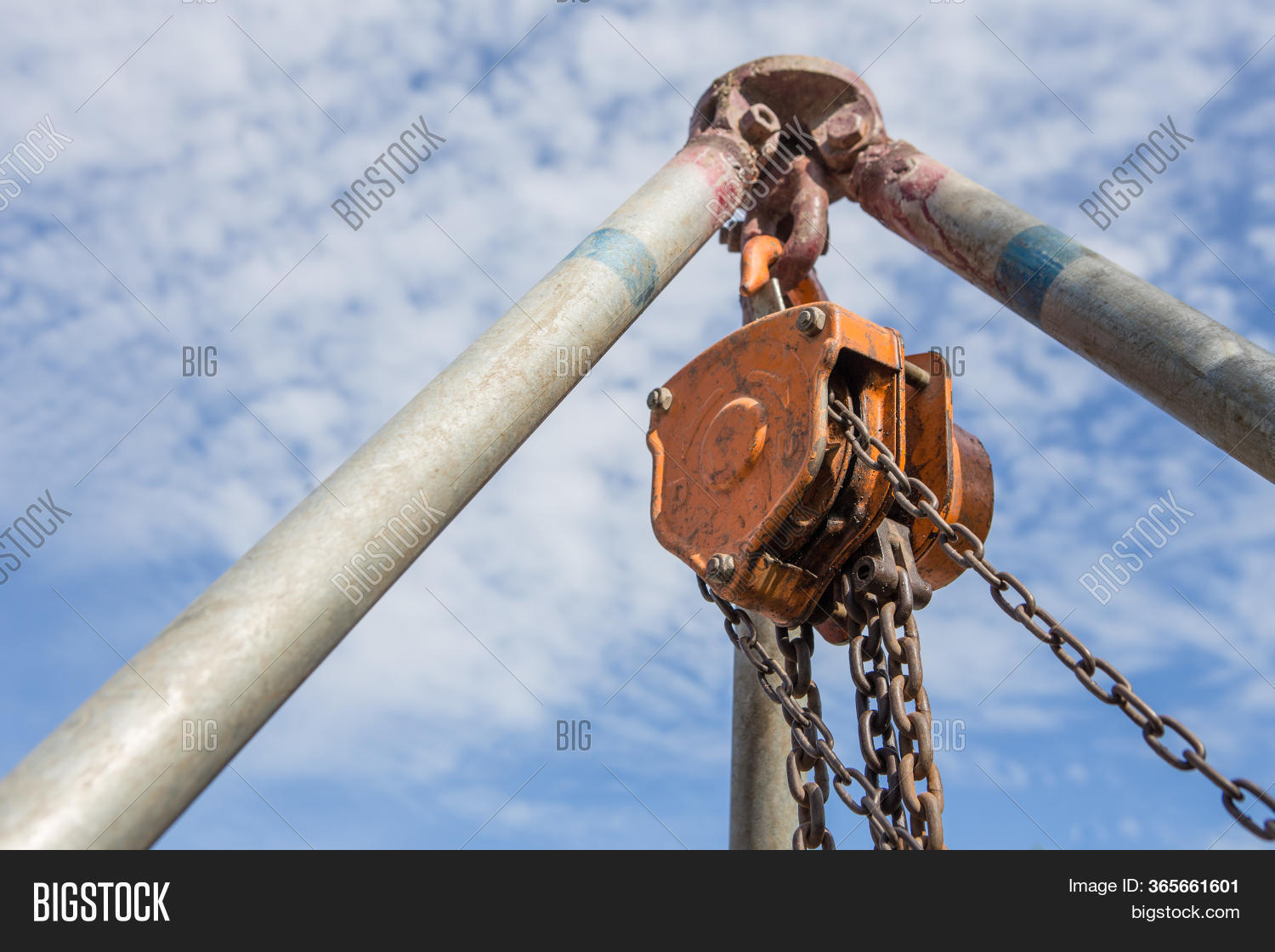 Chain Hoist Used Image & Photo (Free Trial) Bigstock
