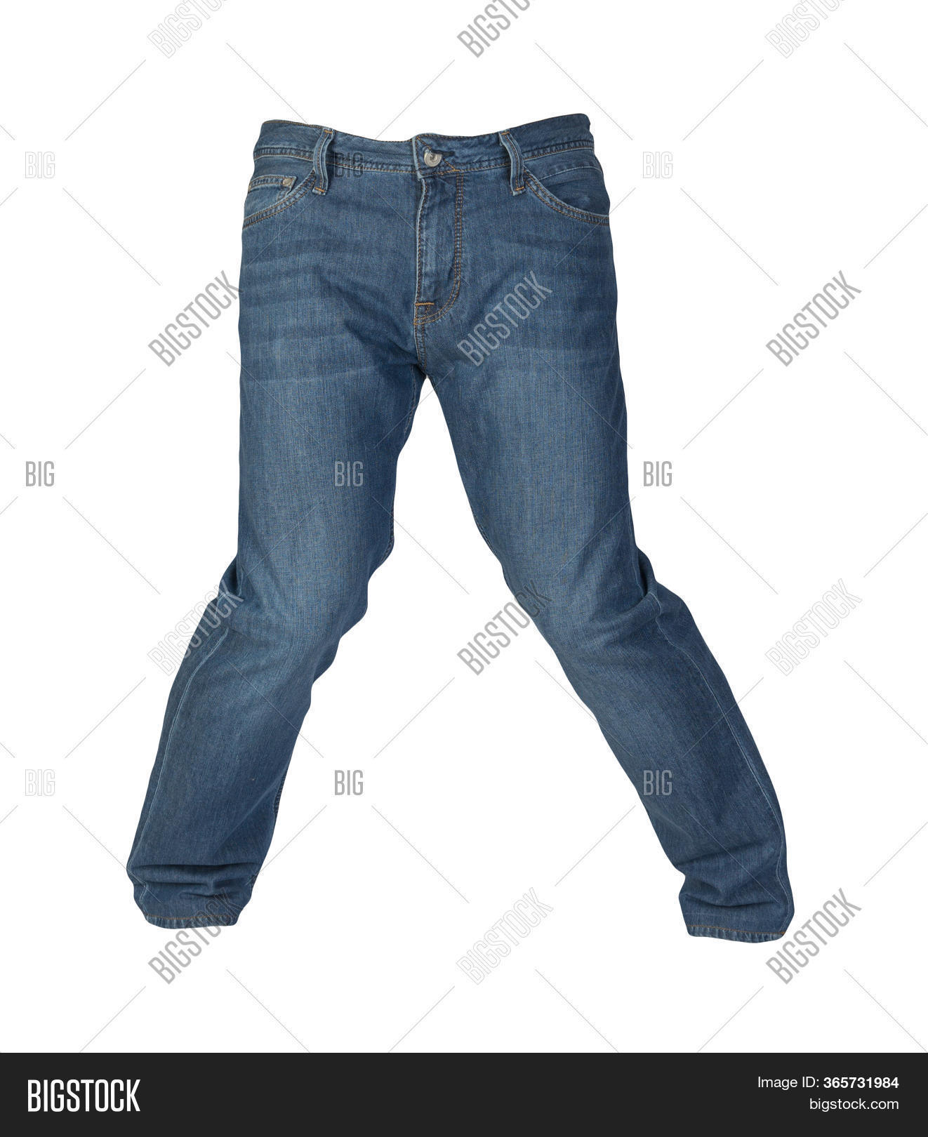 Blue Jeans Isolated On Image & Photo (Free Trial) Bigstock