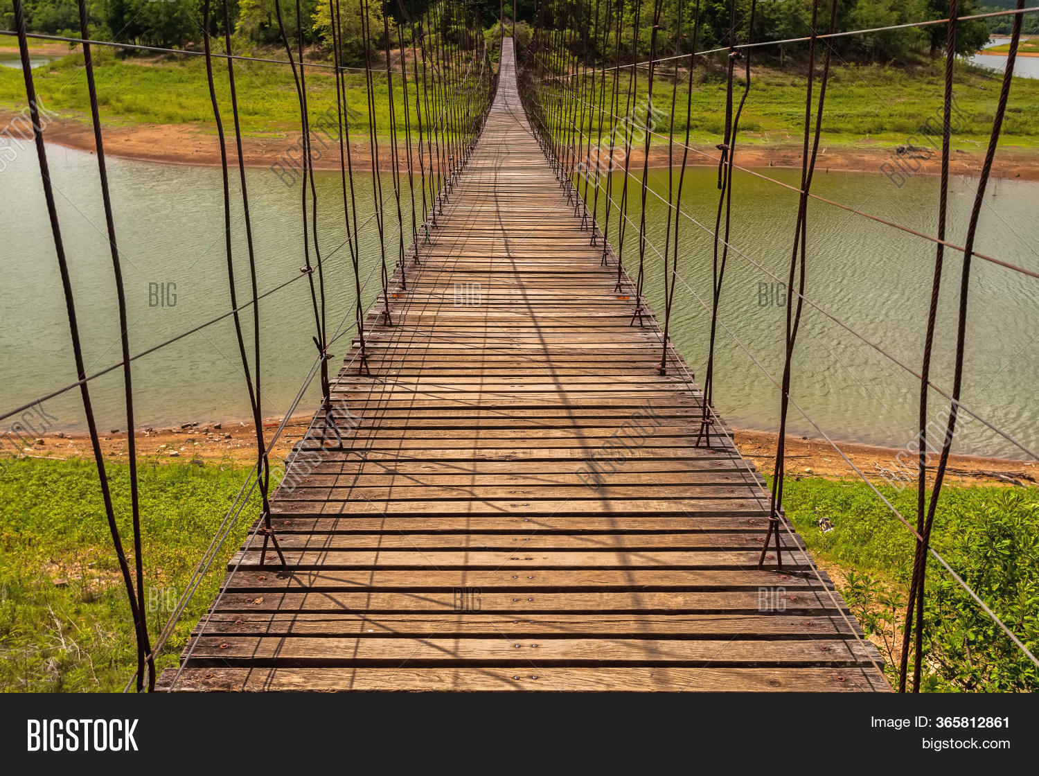Beautiful Rope Bridge Image & Photo (Free Trial) Bigstock
