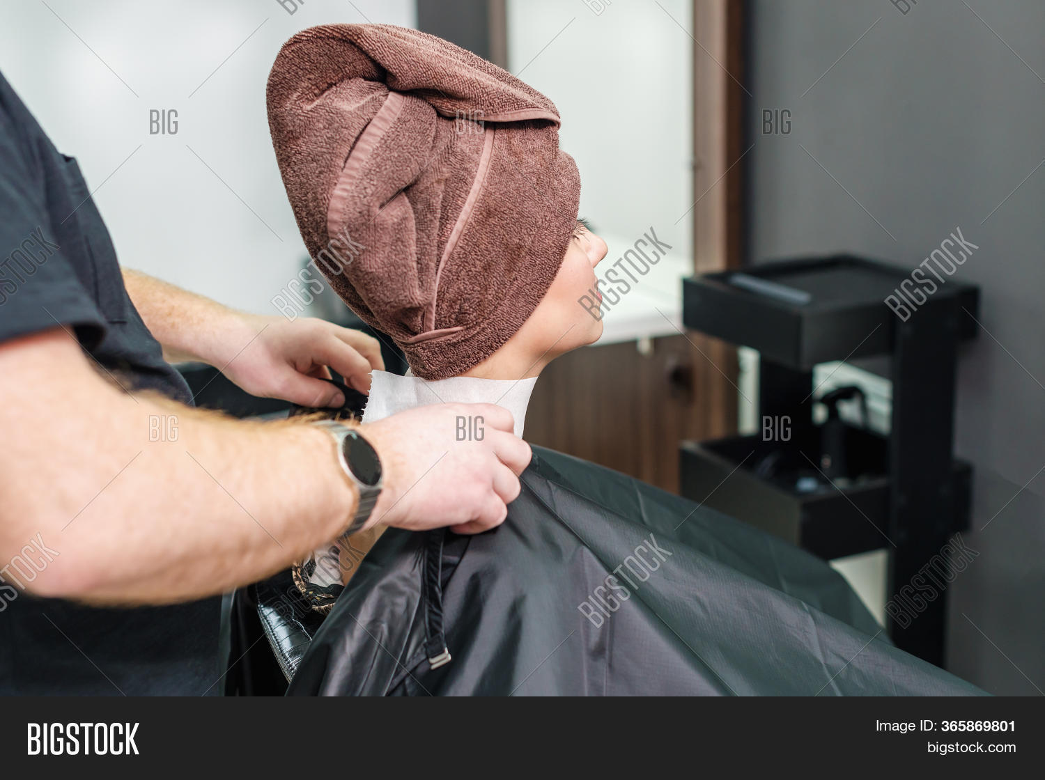 Woman Towel On Head Image & Photo (Free Trial) Bigstock