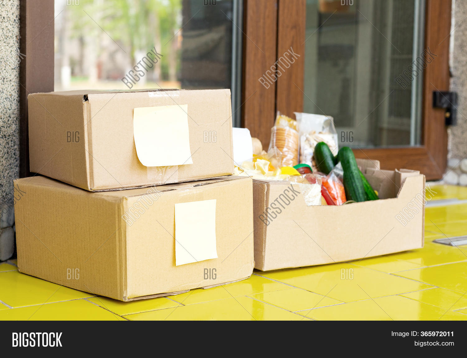 Food Delivery. Boxes Image & Photo (Free Trial) Bigstock