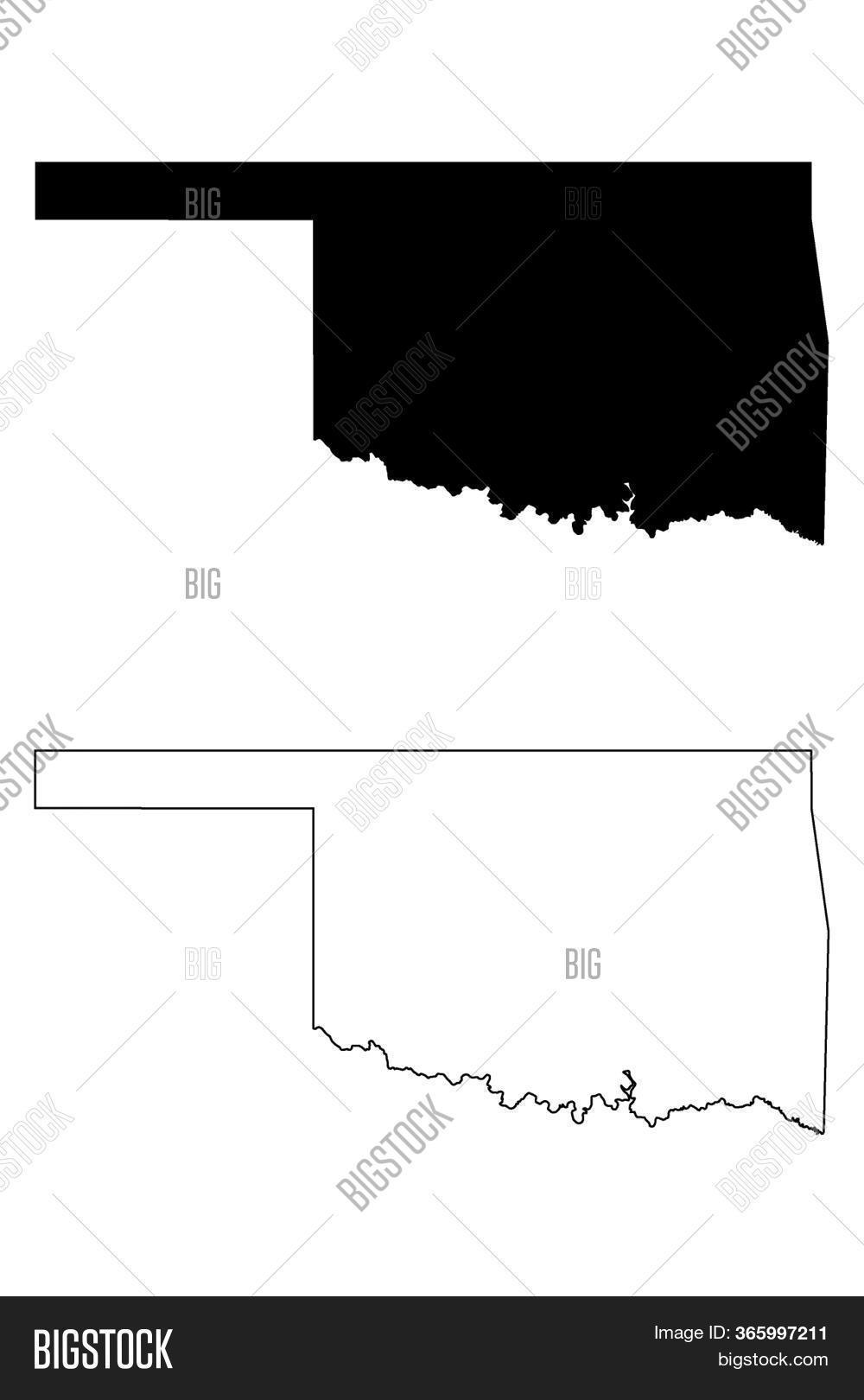 Oklahoma Ok State Vector &amp; Photo (Free Trial) | Bigstock