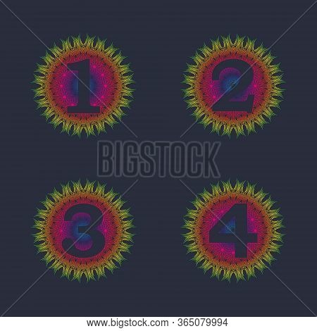 The Figure Is Like A Monogram In The Form Of A Mandala. You Can Create Stunning Foiled, Sketched, Em