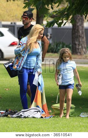 BEVERLY HILLS - AUG 31: Cindy Margolis som stjerner i ABC Family 