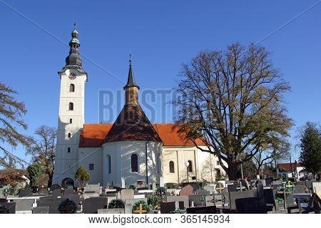 BRDOVEC, CROATIA - OCTOBER 02, 2012: Church of Saint Vitus in Brdovec, Croatia