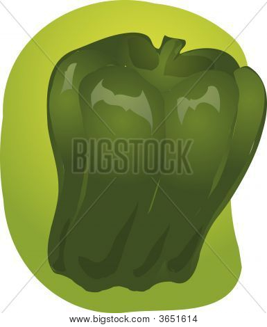 Peberfrugt Illustration
