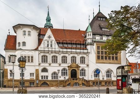 Building Of Bomann Museum In Celle City Center, Germany