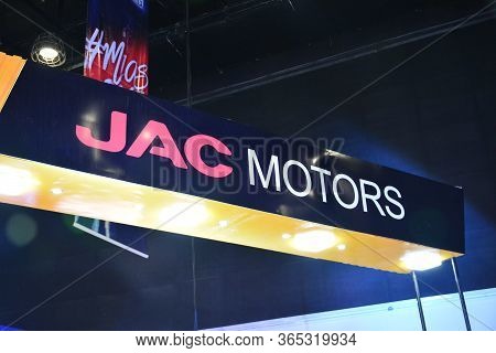Pasay, Ph - Apr 7 - Jac Motors Sign At Manila International Auto Show On April 7, 2019 In Pasay, Phi