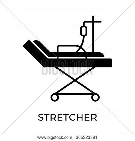 Stretcher. Stretcher icon. Stretcher vector. Stretcher icon vector. Stretchers illustration template. Stretcher logo design. Medical Stretcher vector icons. Stretchers vector icon flat design for web icons, logo, sign, symbol, app, UI.