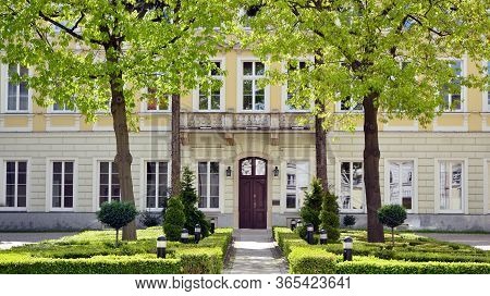Warsaw, Poland. 7 May 2020. Borchow Palace As Well As The House Of Warsaw Archbishops Or The Archbis