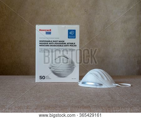 Davis, Ca, May 3, 2020. The Honeywell North All-purpose Disposable Masks, Not Approved By The Nation