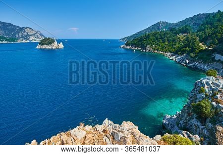 Icmeler Beach View In Marmaris Town, Turkey